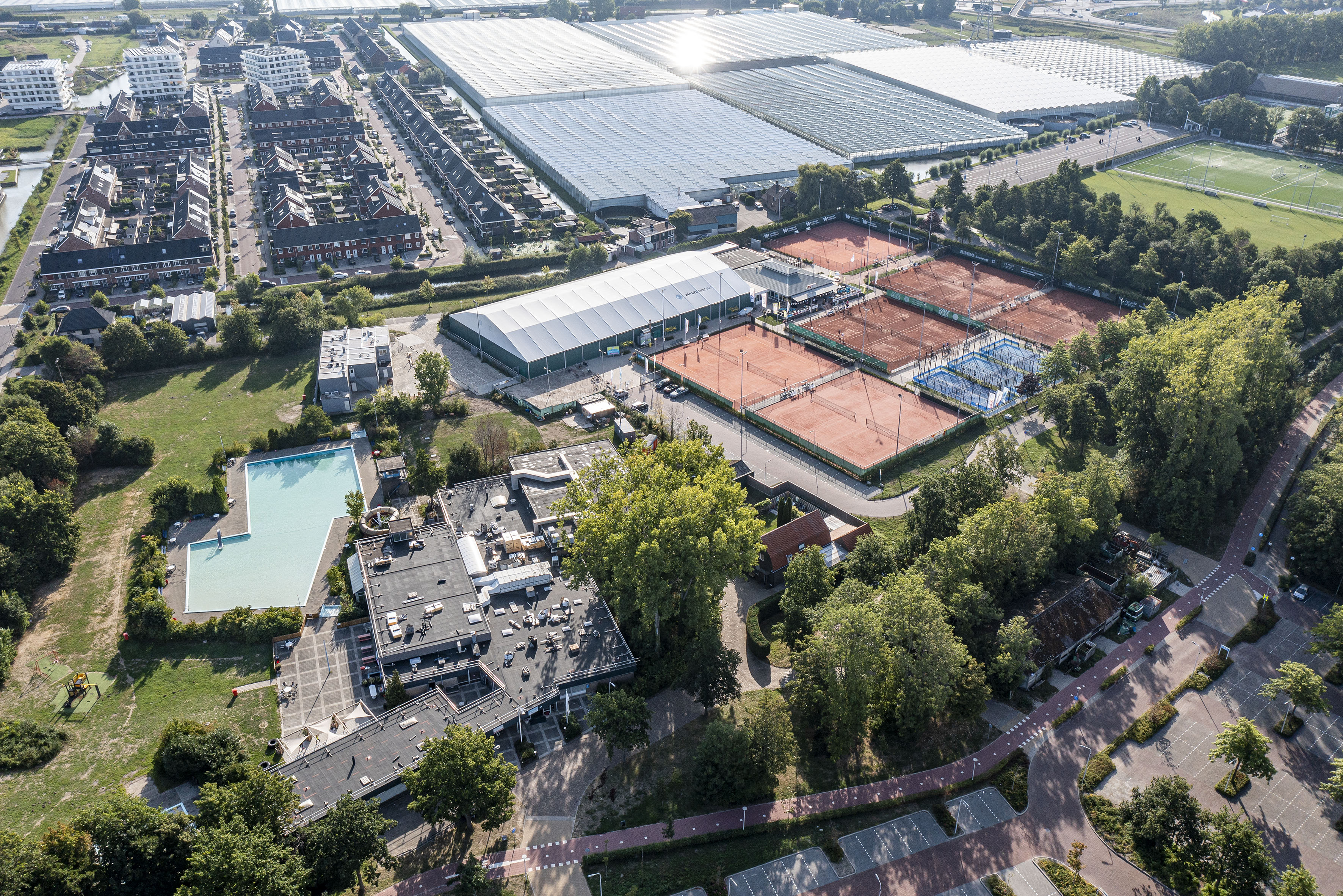 Luchtfoto sportpark