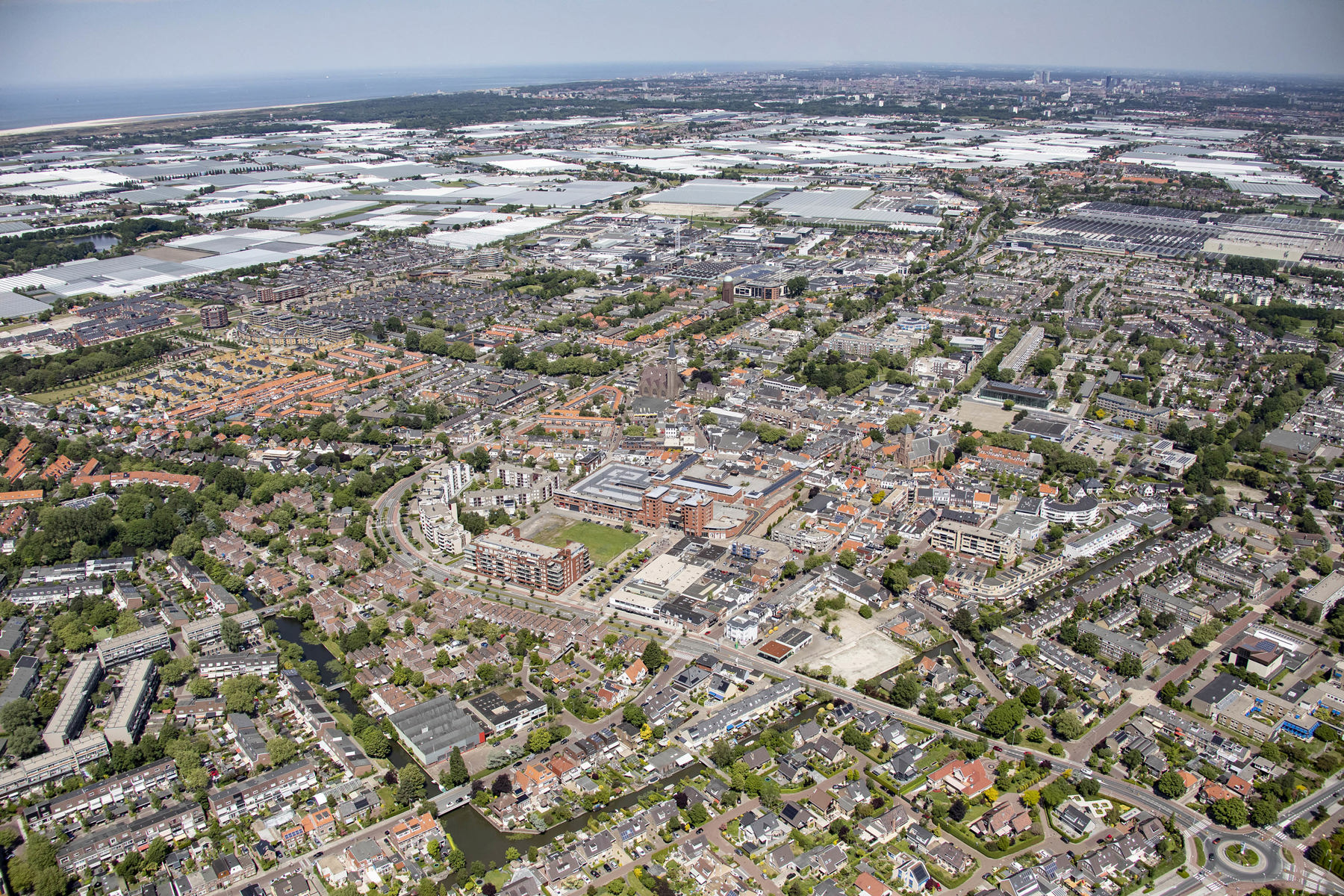 Luchtfoto gemeente Naaldwijk